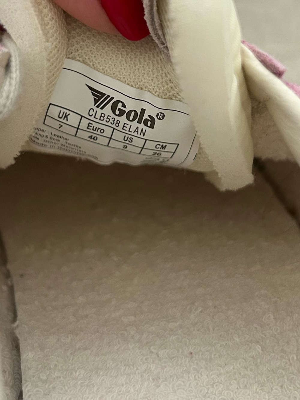 New Gola Elan Sneakers Pink - Picture 5 of 5